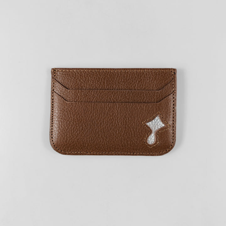 Pure Grain Card Holder (Saddle Brown)