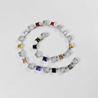 Gemstone Icon Necklace