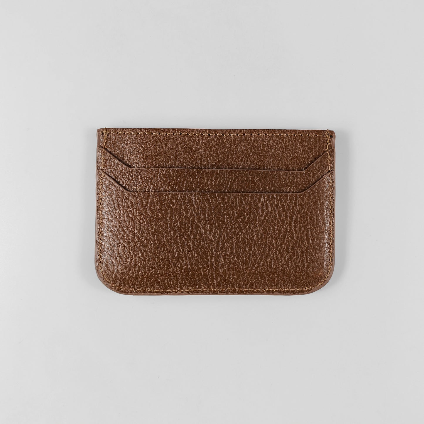 Pure Grain Card Holder (Saddle Brown)