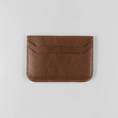 Pure Grain Card Holder (Saddle Brown)