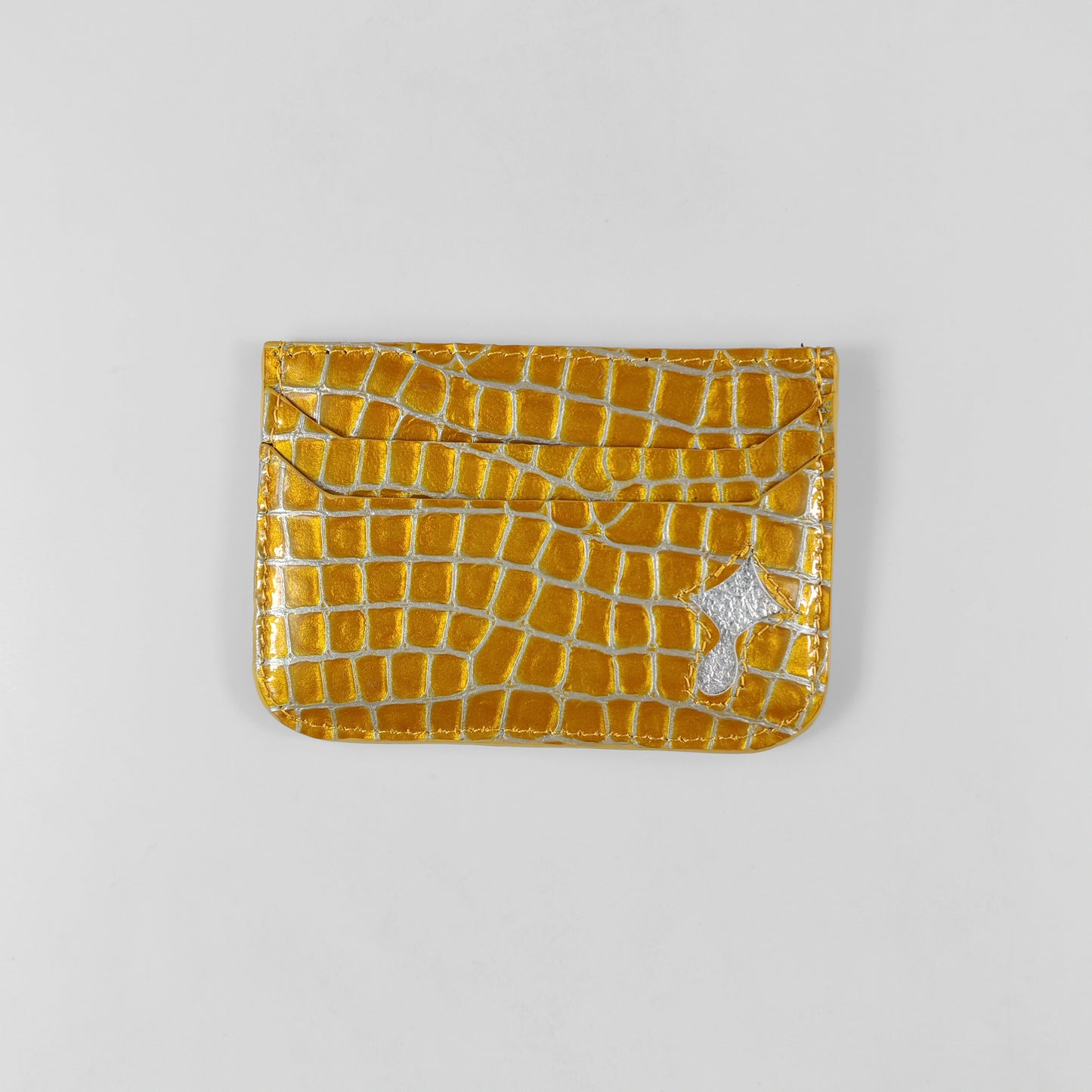Juice Scarlet Croc Card Holder (Yellow)