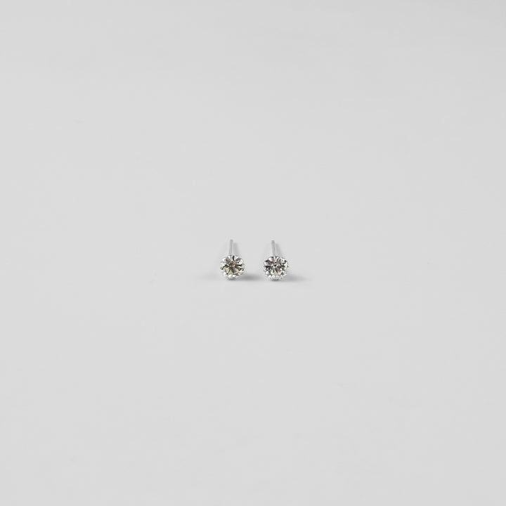 Snow Crystals Ear Studs