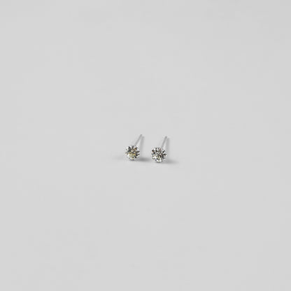 Snow Crystals Ear Studs