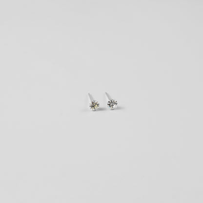 Snow Crystals Ear Studs