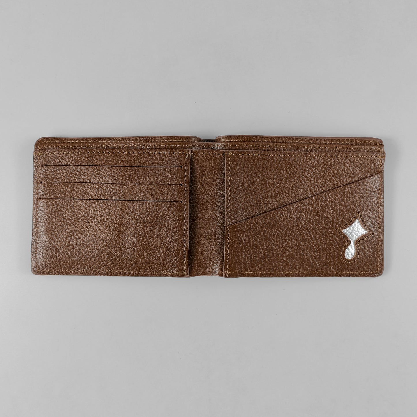 Pure Grain Wallet (Saddle Brown)