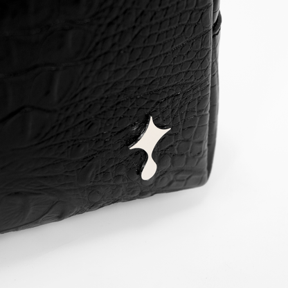 Mono Croc Crossbody Bag