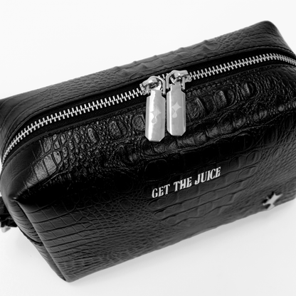 Mono Croc Crossbody Bag