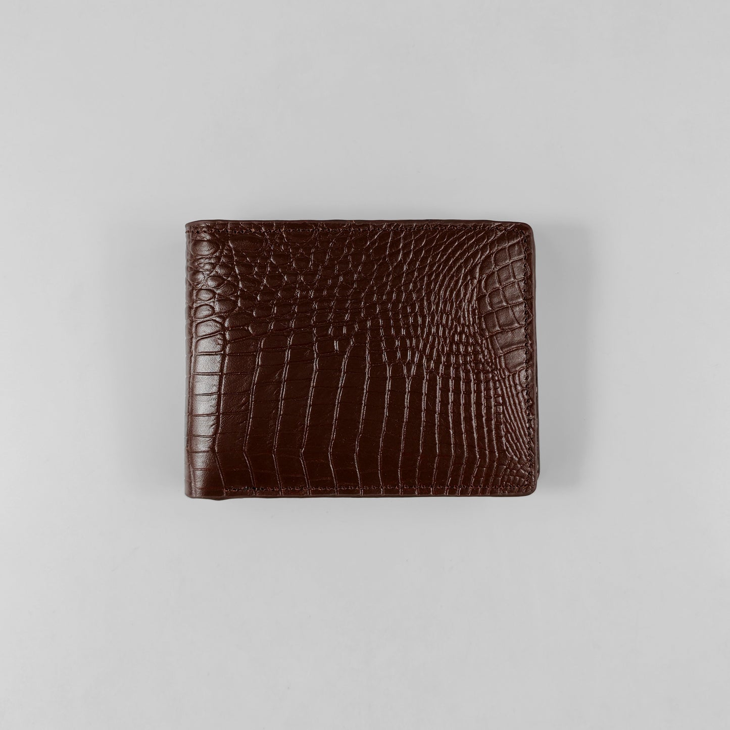 Regal CrocLine Wallet (Cognac Brown)