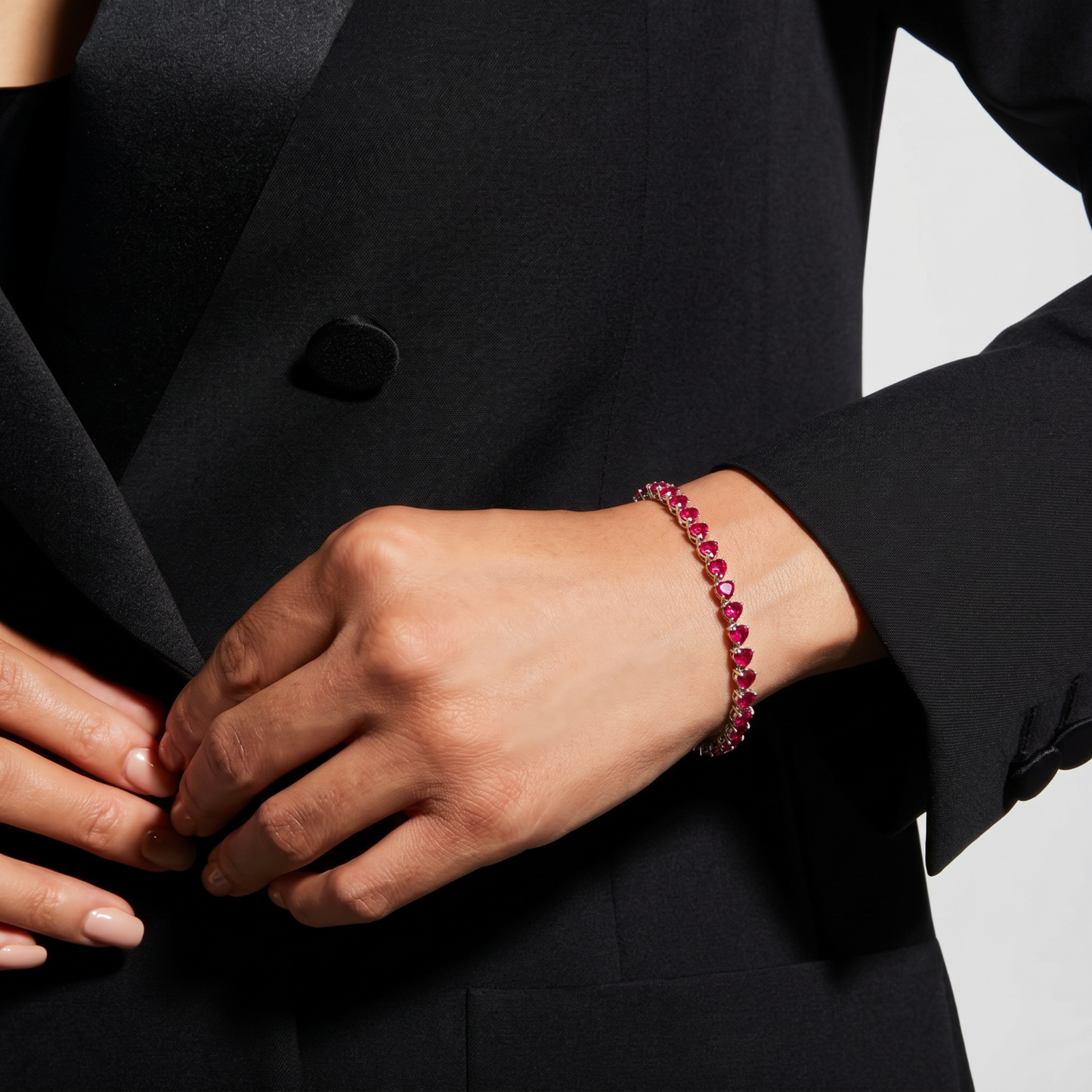 Amour Tennis Bracelet