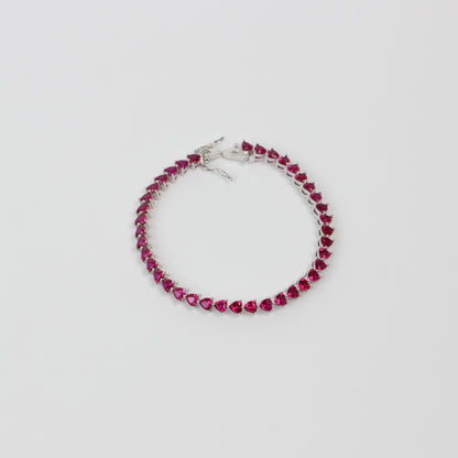 Amour Tennis Bracelet