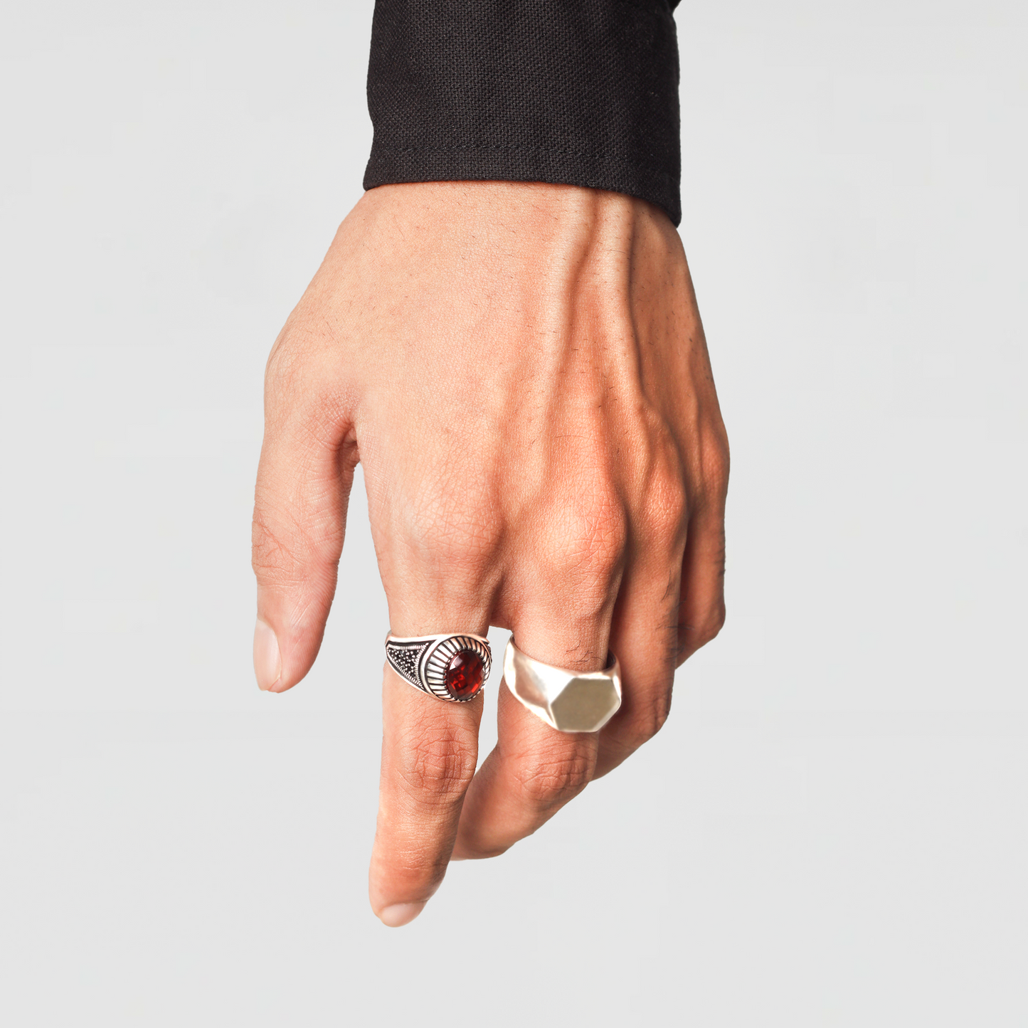 HexaLuxe Signet Ring