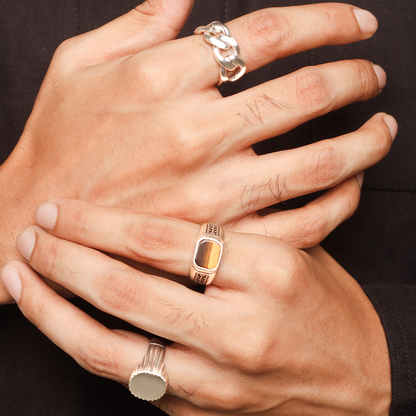 Cuban Curve Ring
