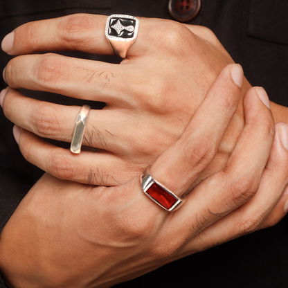 Midnight Templar Icon Ring