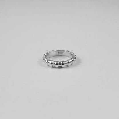 Beadline Halo Ring