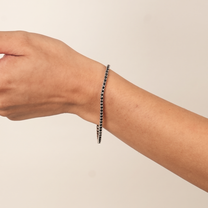 Black Ice Tennis Bracelet