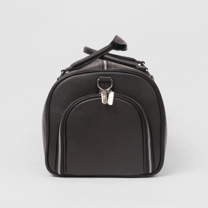 Black Lattice Duffle Bag