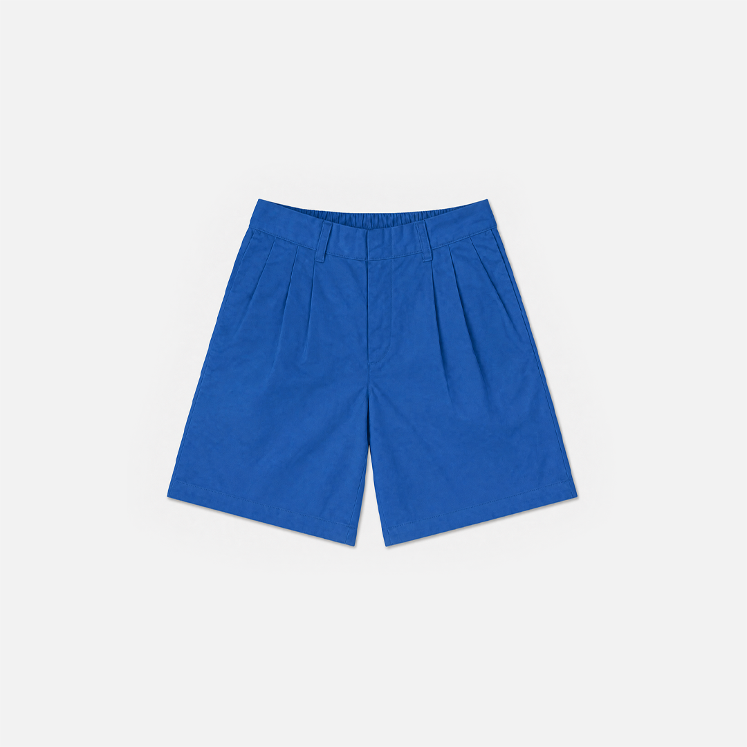 Blue Twill Shorts