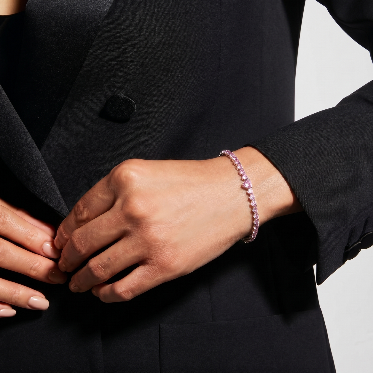 Blush Royale Tennis Bracelet