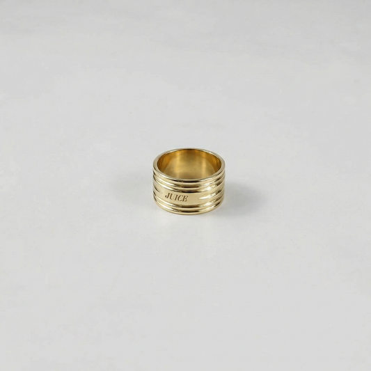 Brass Nebula Nocturne Ring