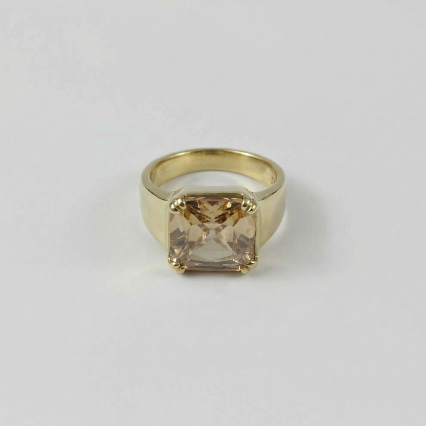 Brass Sunflare Bold Ring