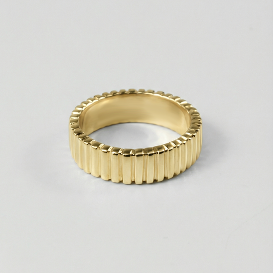 Brass Tiered Symphony Ring