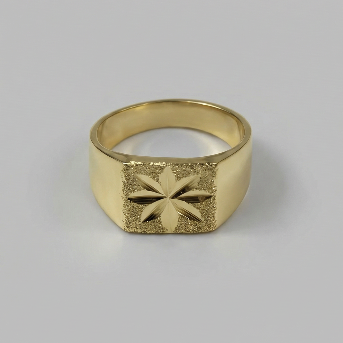 Brass Vintage Polaris Star Ring