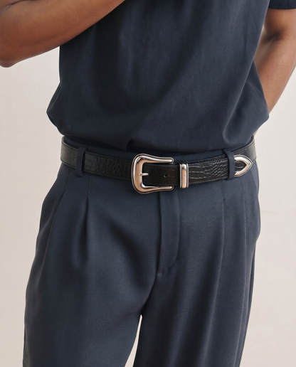 Briar & Buckle Belt (Black)
