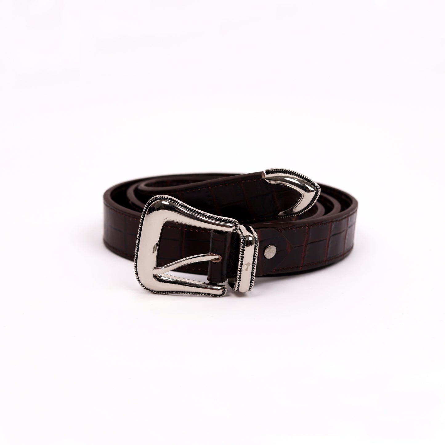 Briar & Buckle Belt (Bordo)
