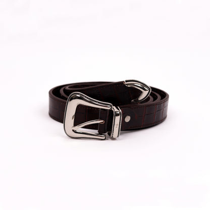 Briar & Buckle Belt (Bordo)