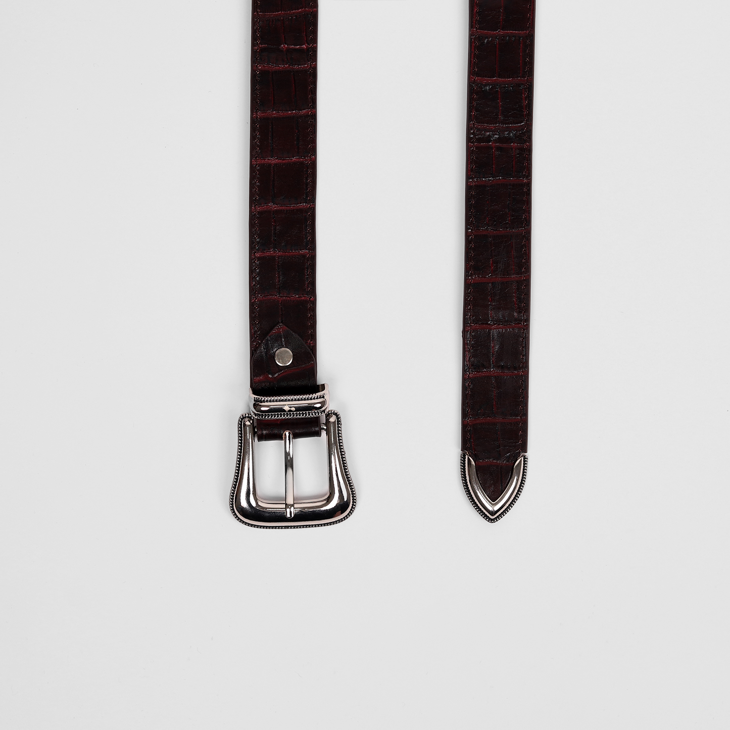 Briar & Buckle Belt (Bordo)