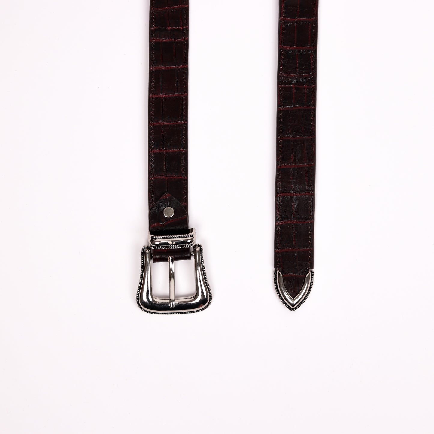 Briar & Buckle Belt (Bordo)