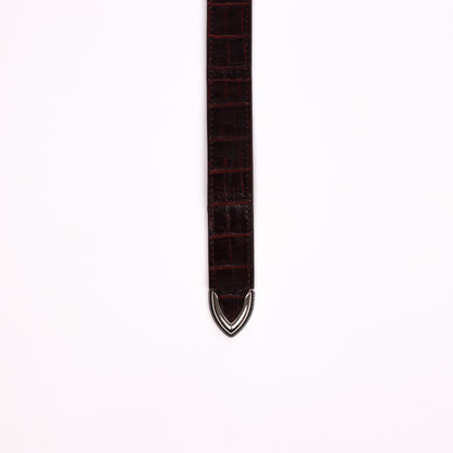 Briar & Buckle Belt (Bordo)