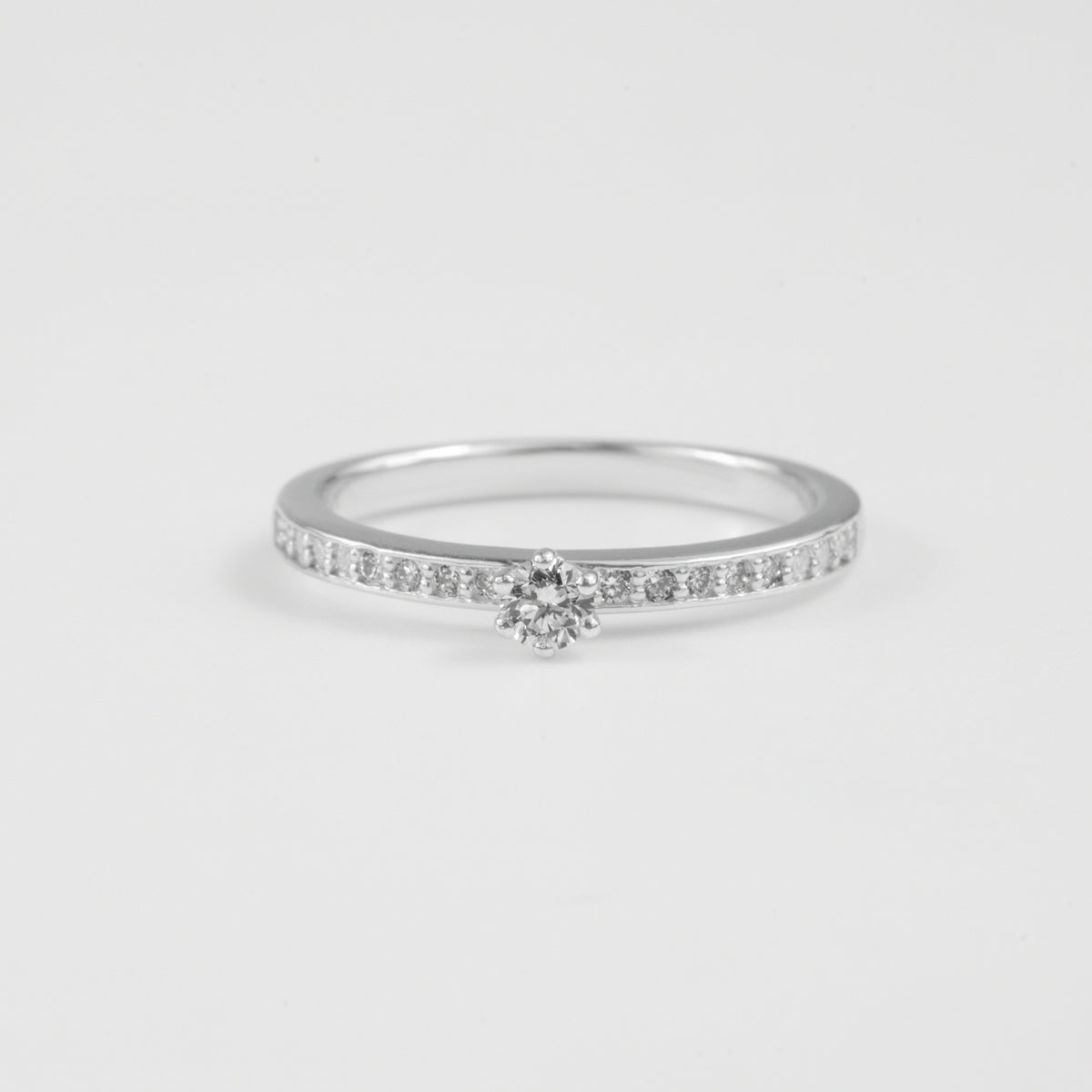 Celestial Solitaire Sterling Silver Lab-Grown Diamond Ring
