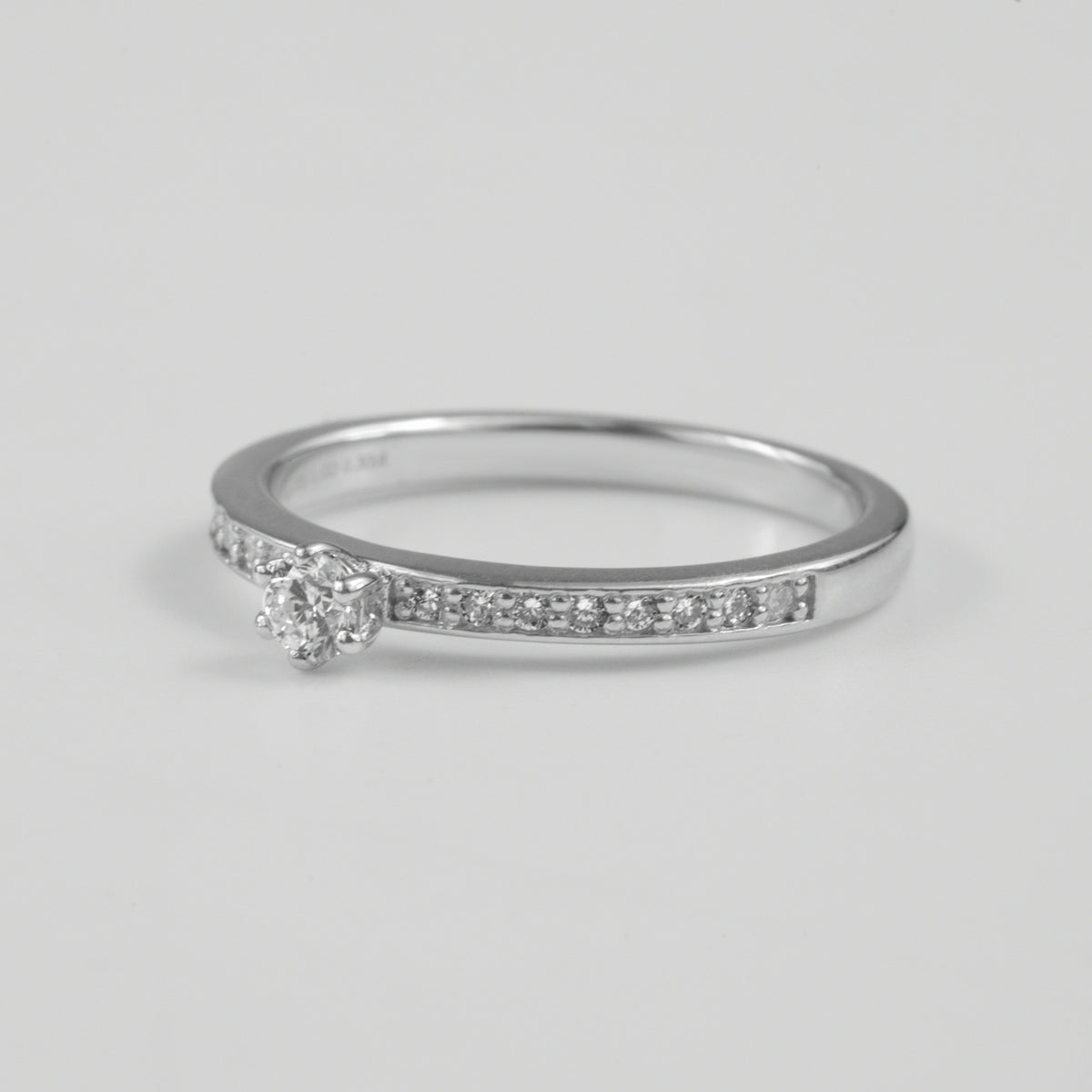Celestial Solitaire Sterling Silver Lab-Grown Diamond Ring