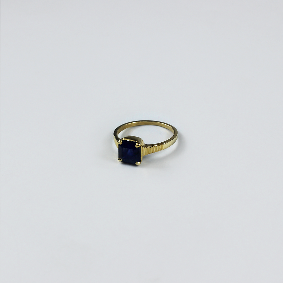 Cobalt Diadem Ring