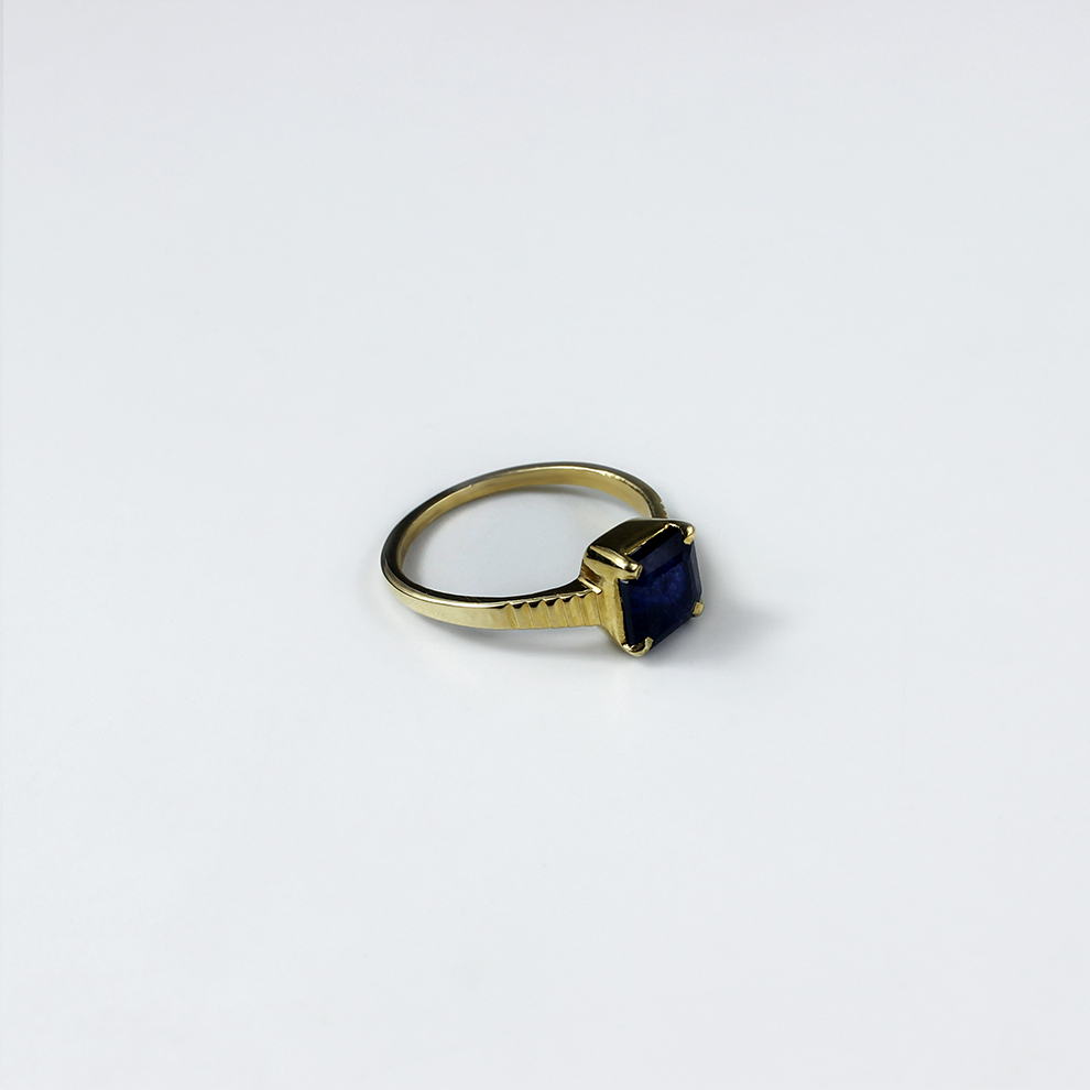 Cobalt Diadem Ring