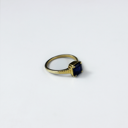 Cobalt Diadem Ring