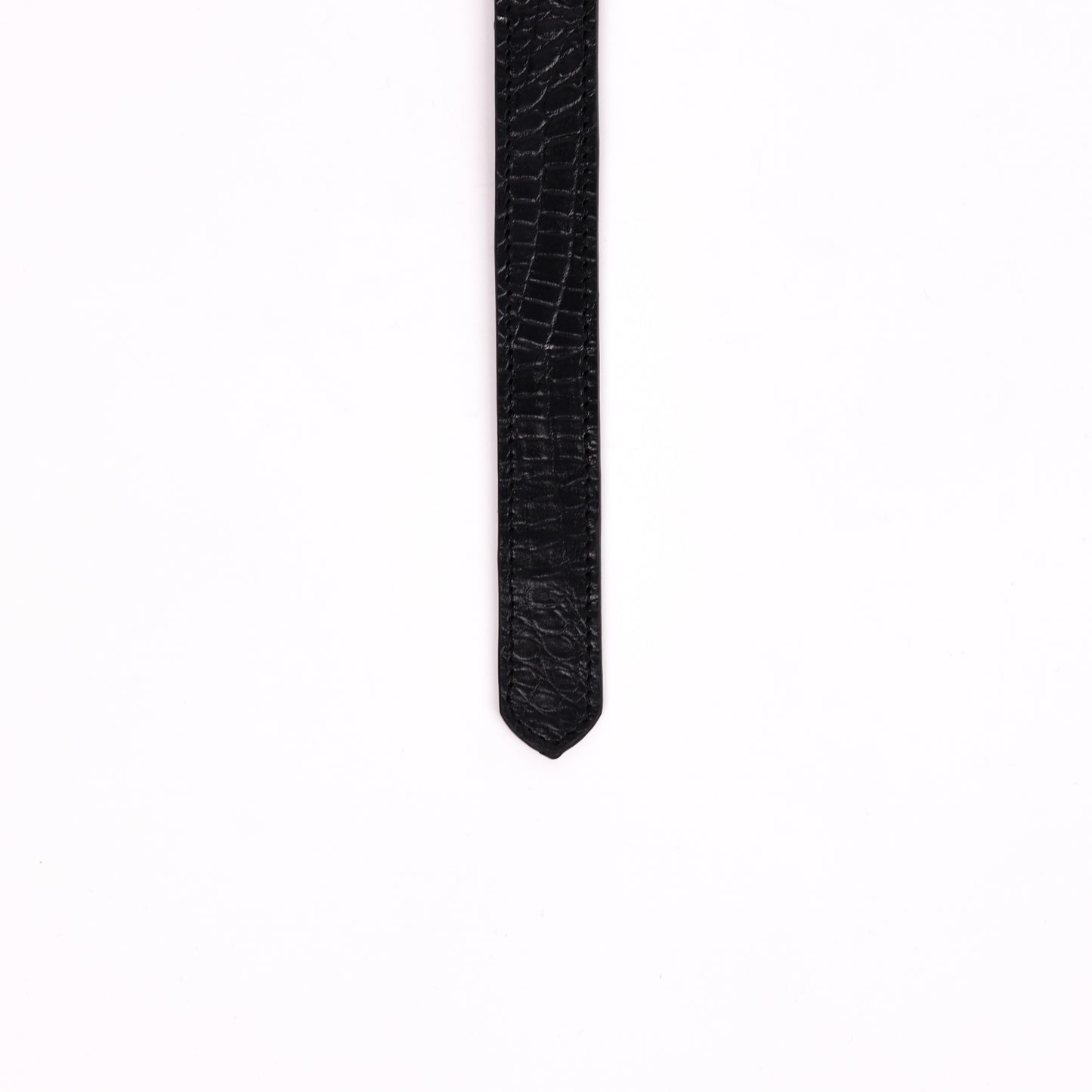 Cord & Croc Belt (Black)