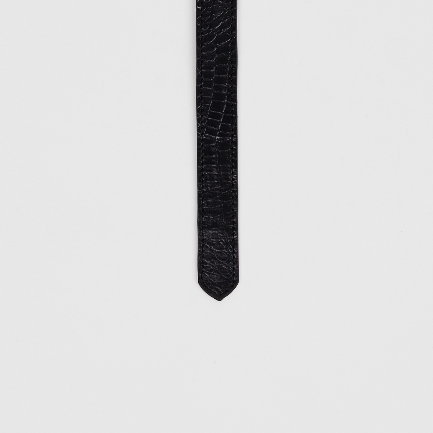Cord & Croc Belt (Black)