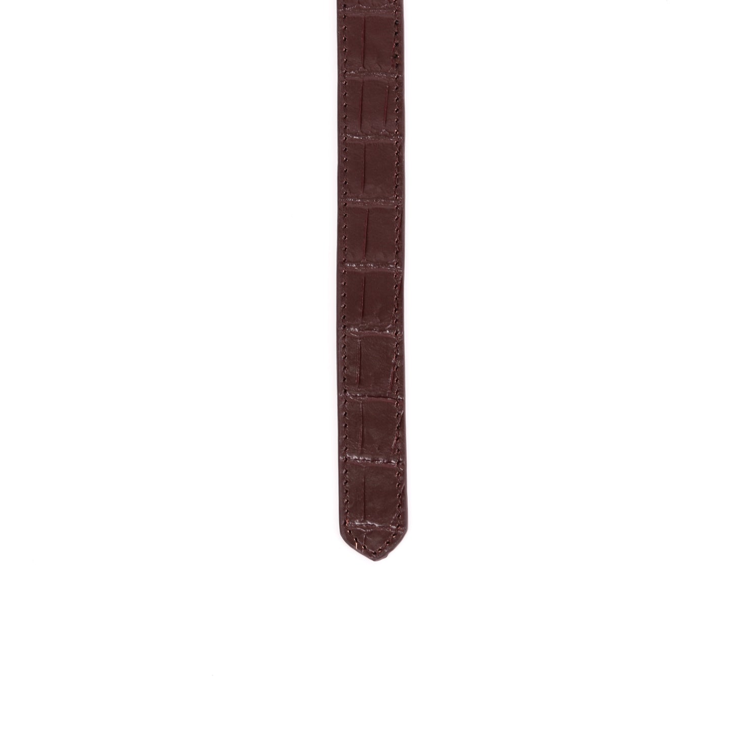Cord & Croc Belt (Brown)