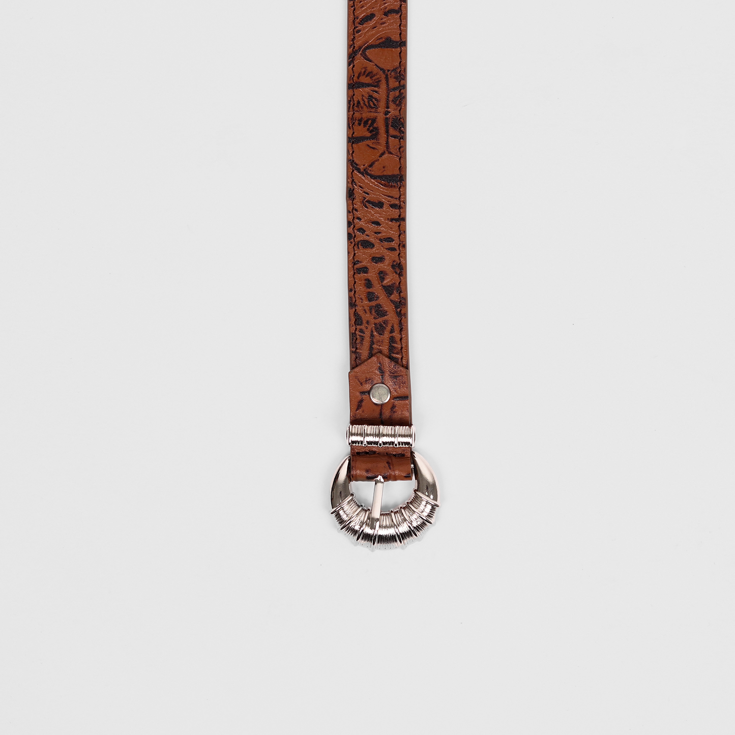Cord & Croc Belt (Sienna)