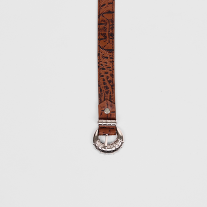 Cord & Croc Belt (Sienna)