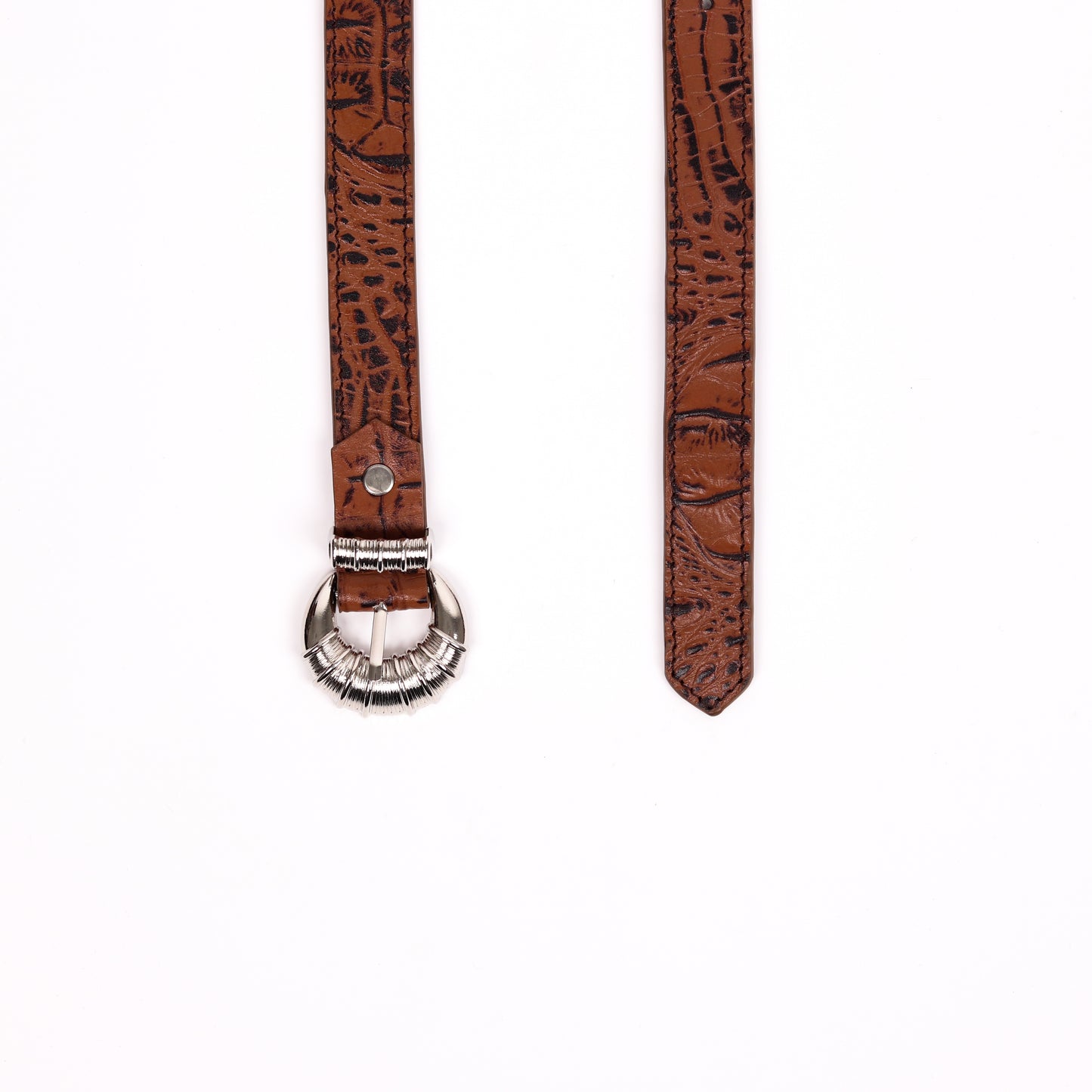 Cord & Croc Belt (Sienna)