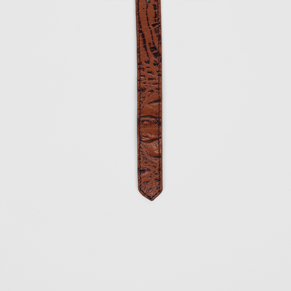 Cord & Croc Belt (Sienna)