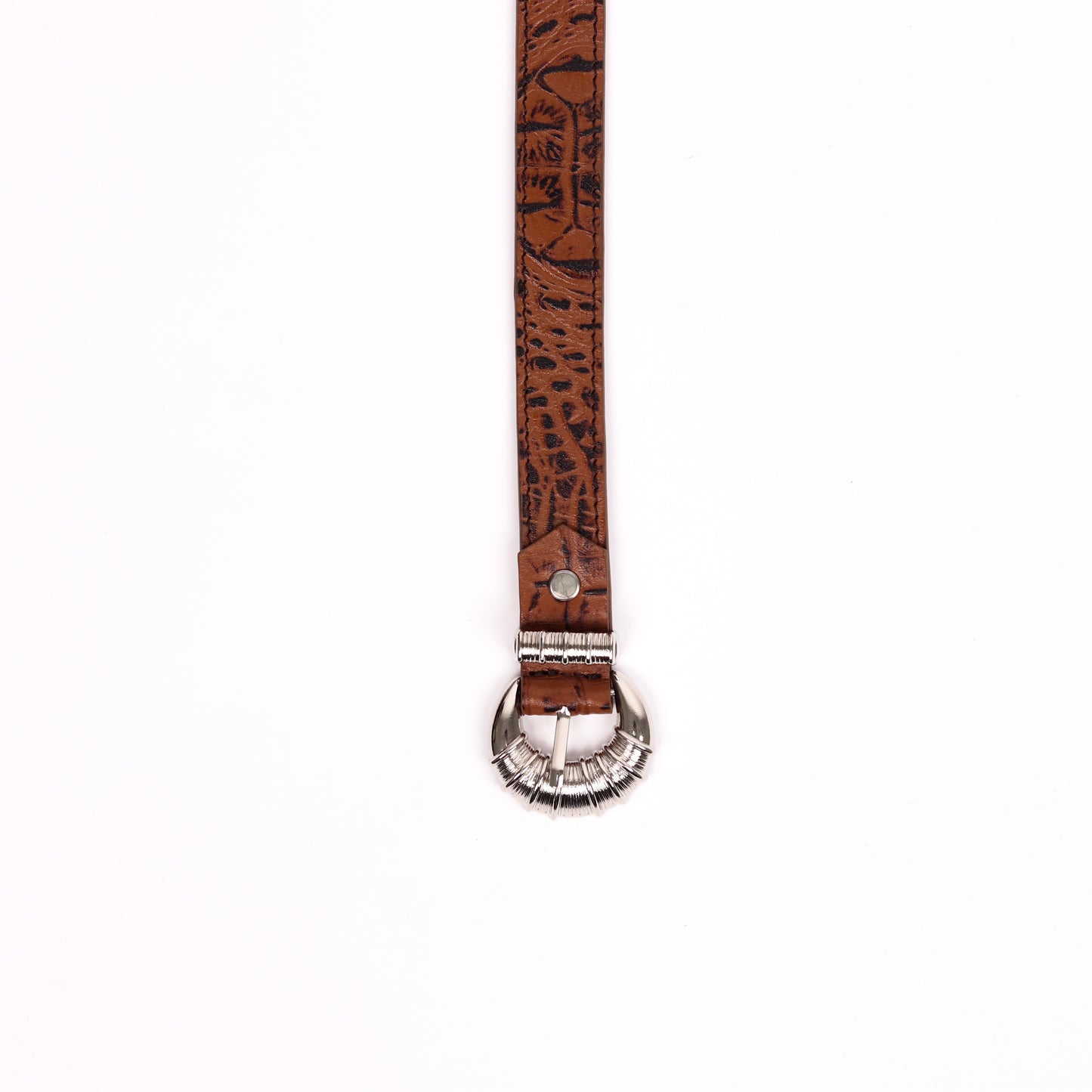 Cord & Croc Belt (Sienna)