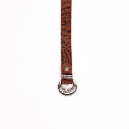Cord & Croc Belt (Sienna)