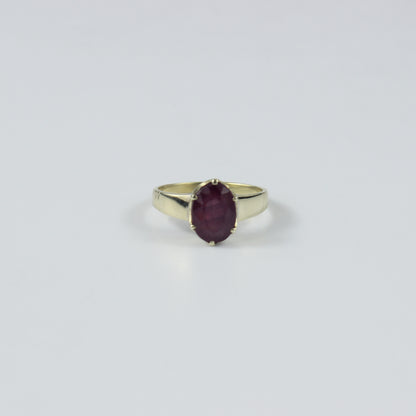 Crimson Velvet Ring