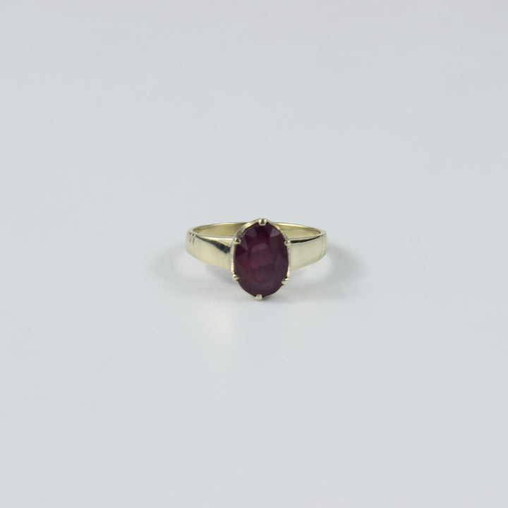 Crimson Velvet Ring