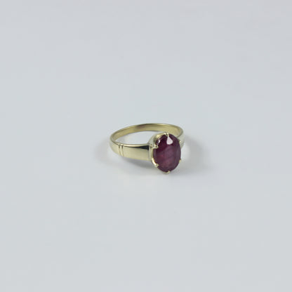 Crimson Velvet Ring