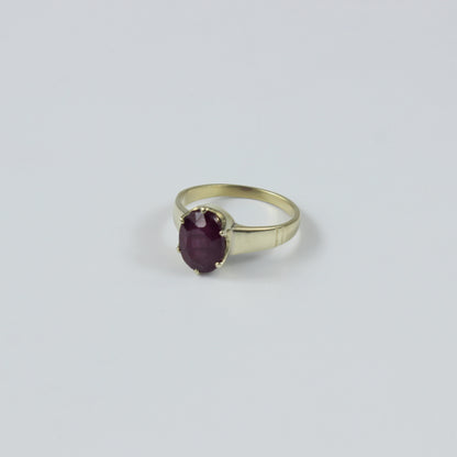 Crimson Velvet Ring